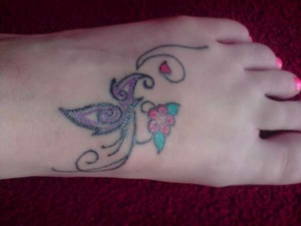 butterfoot tattoo