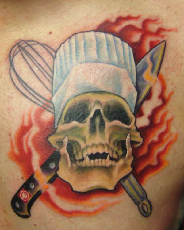 dreadly chef tattoo