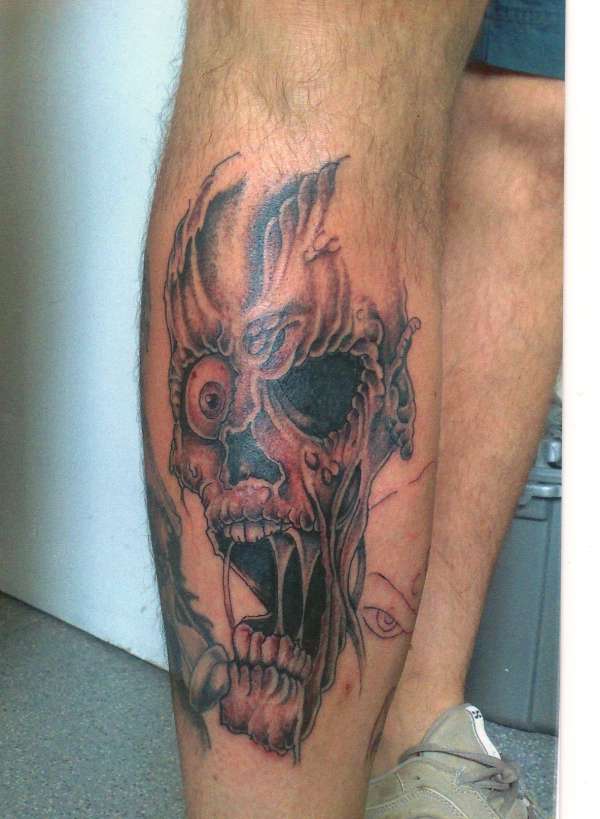horror tattoo