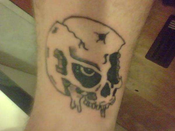 family skull tattoo