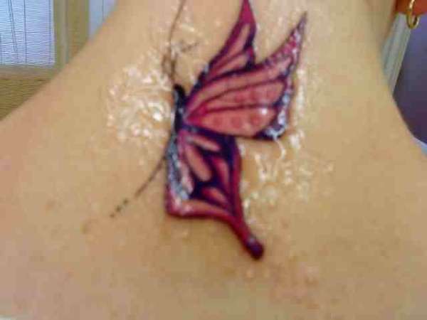 small butterfly tattoo