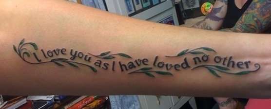I love you as I have loved no other tattoo