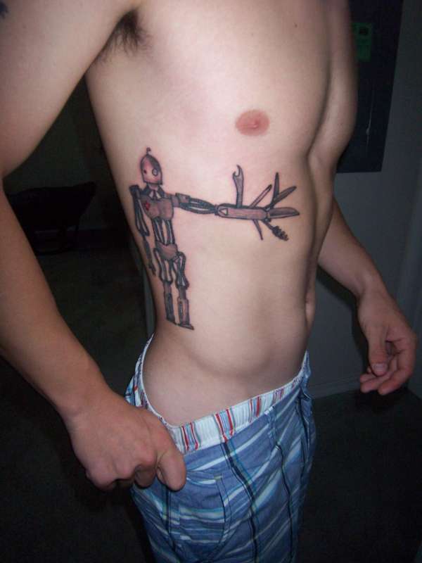 Swiss Army Robot tattoo