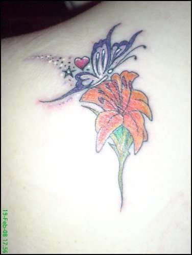 My Gf's 2nd Tattoo - Left Shoulder tattoo