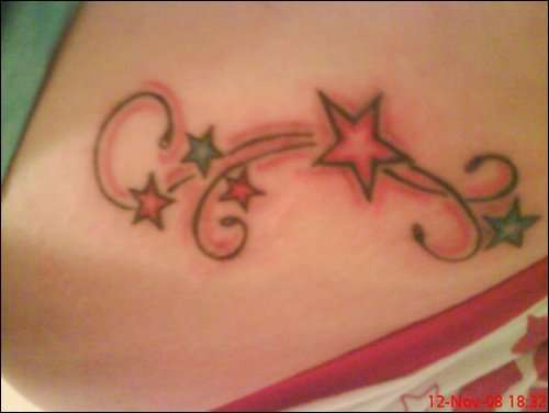 My Gf's 3rd Tattoo - Right Hip tattoo