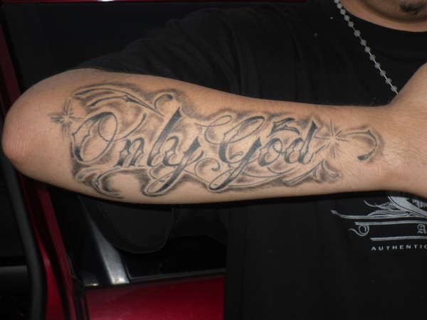 Only God Can tattoo
