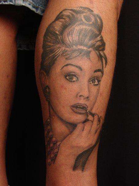 audrey hepburn tattoo