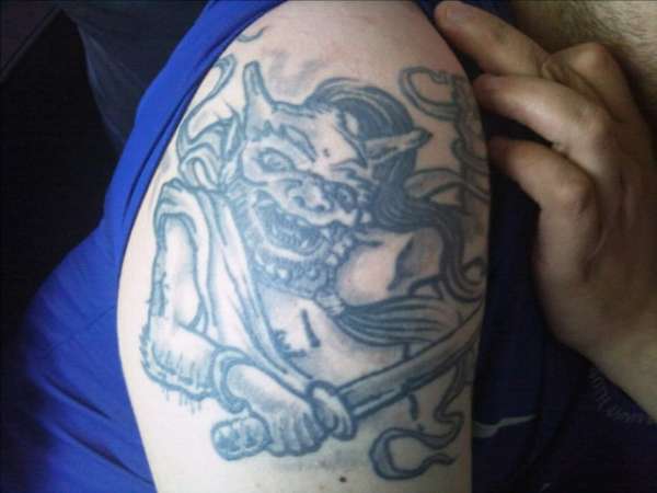 demon tattoo