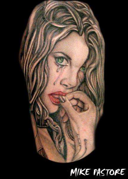 girl tattoo