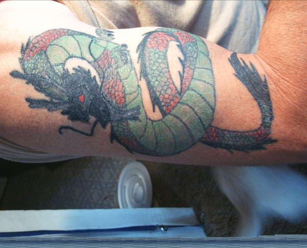 right arm tattoo