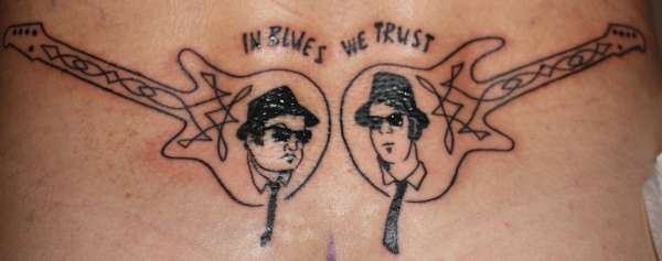 In Blues We Trust tattoo