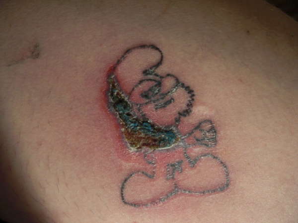 My 1st Smurf tattoo