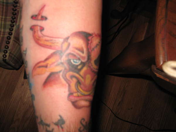 Brahma bull tattoo