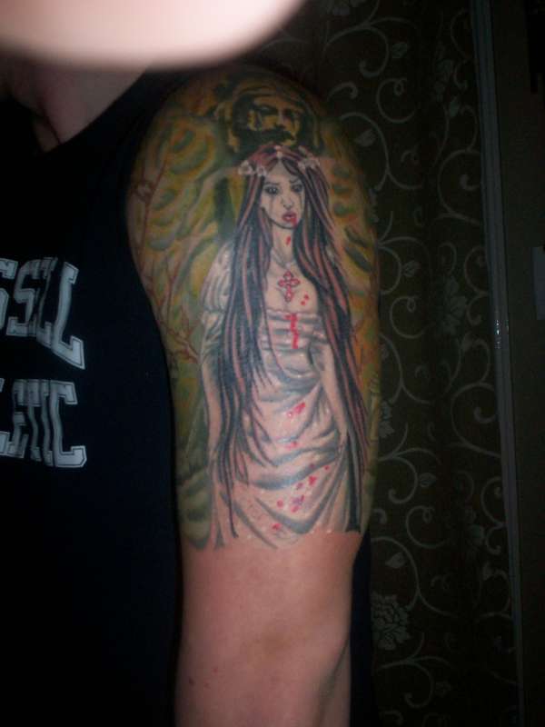 Victoria frances finished tattoo
