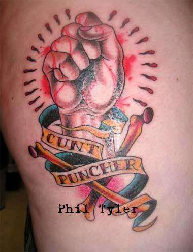cunt puncher tattoo
