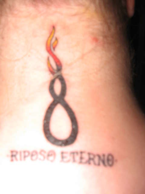 Eternal Flame tattoo