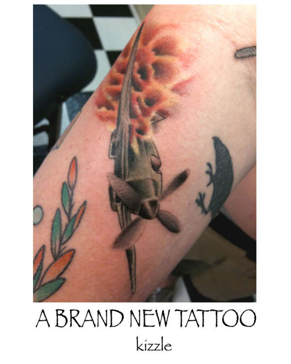 WWIIplane2 tattoo
