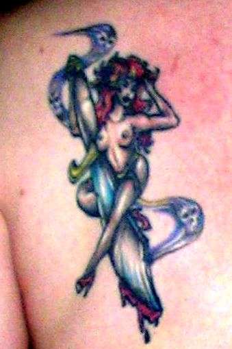 Lady tattoo