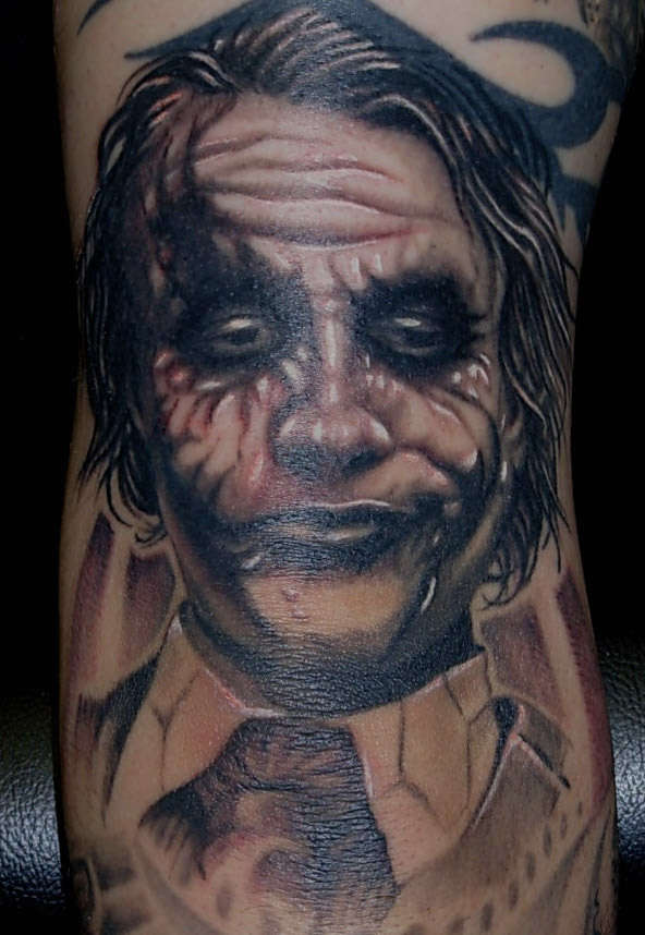 The joker tattoo