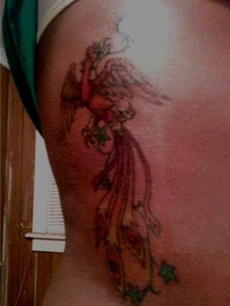 Phoenix w/ Ivies tattoo