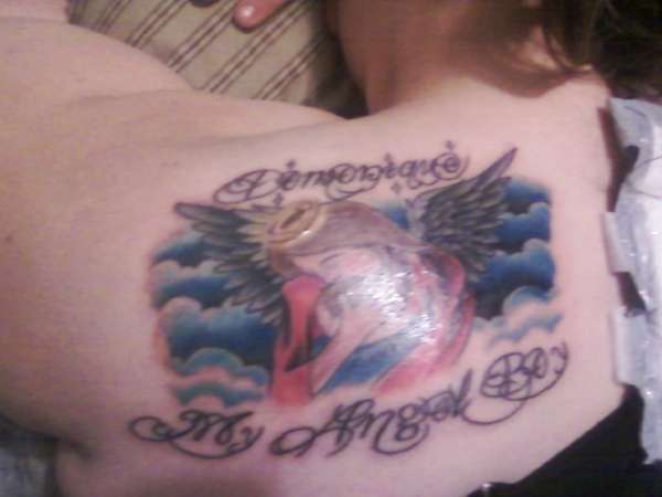 my first  - Rememberance of my son tattoo