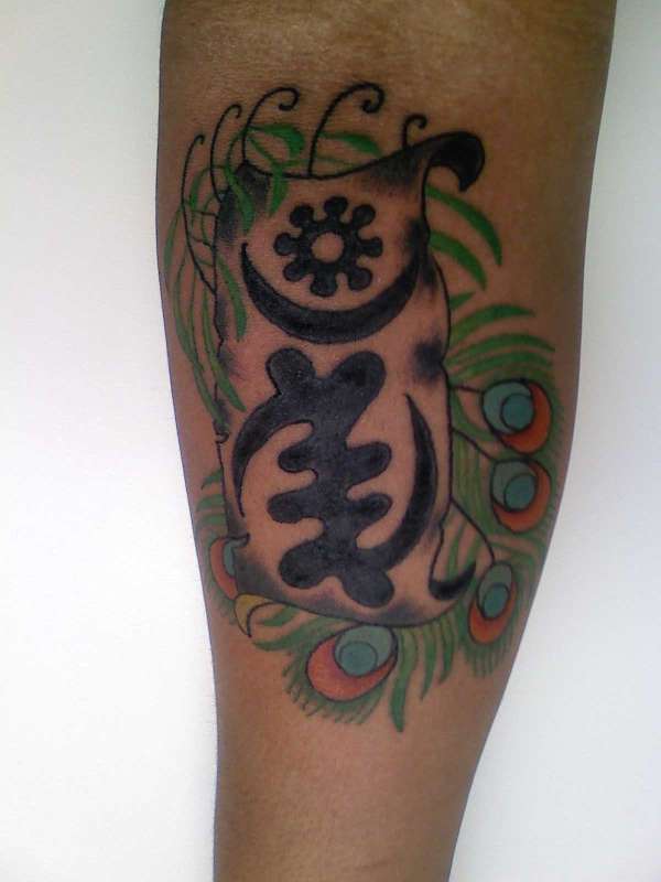 Gye Nyame , OSRAM NE NSOROMMA tattoo