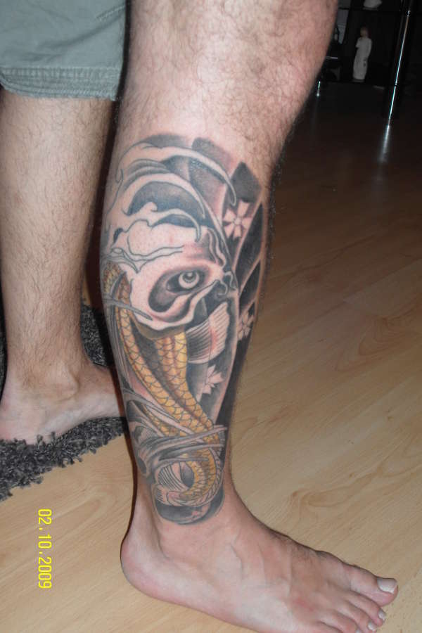 Koi - 3rd sitting tattoo