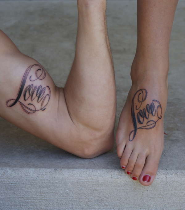 fiancé love tattoo tattoo