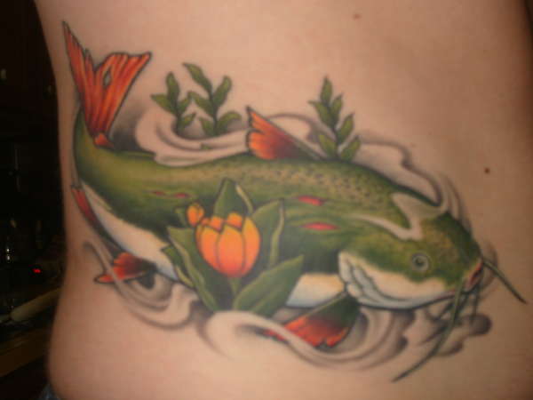red tail catfish tattoo