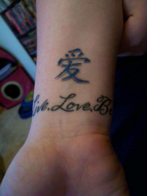 Live, Love Be tattoo