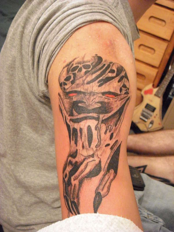 demon tattoo
