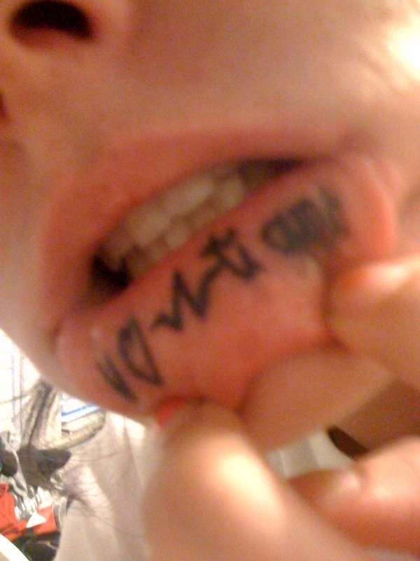 lip - ti amo tattoo