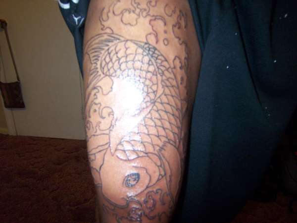Koi outline pic # 2 tattoo