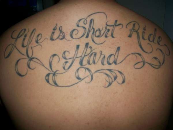 Lettering tattoo