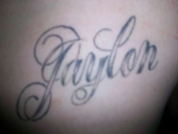 Lettering tattoo