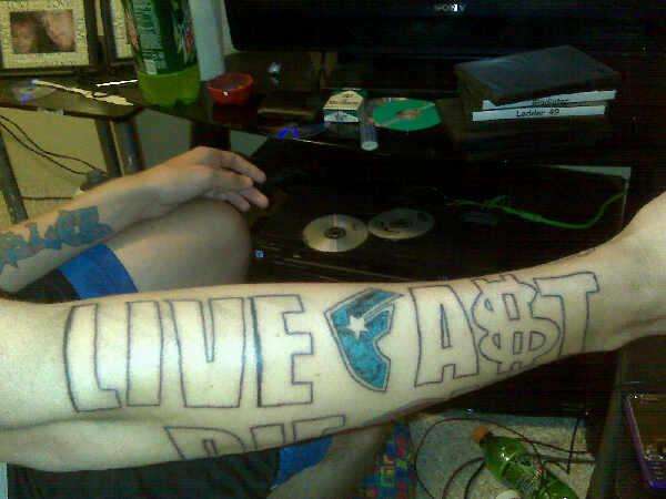 Live Fast tattoo