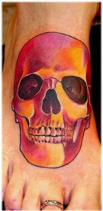 skull, memorial tattoo tattoo