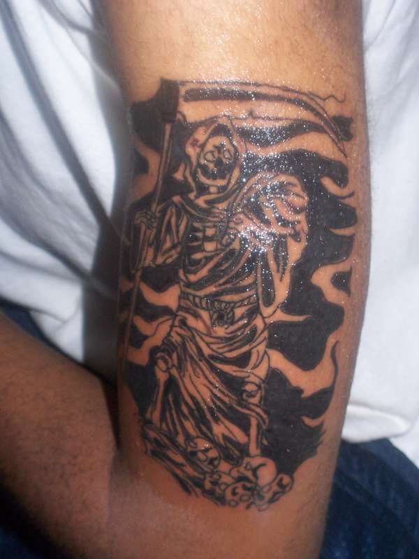 skullhead reaper tattoo