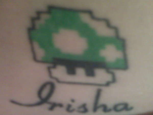 1up mushroom tattoo