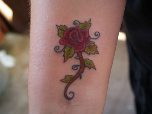 3rd tattoo rose tattoo