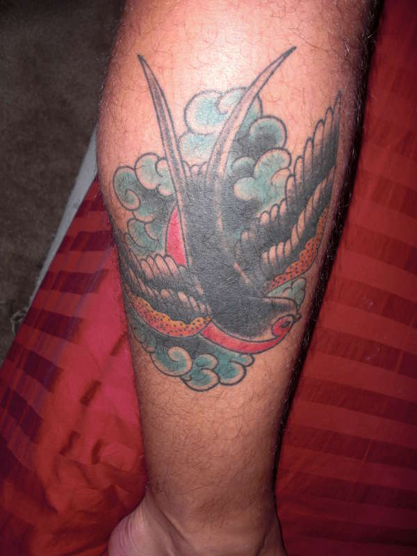 Swallow tattoo