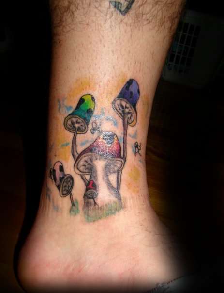 mushrooms tattoo