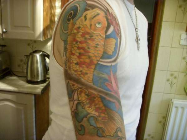 Koi half sleeve 2 tattoo