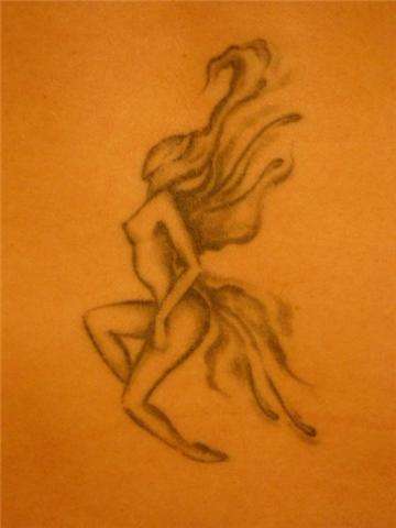 Naked Fairy tattoo