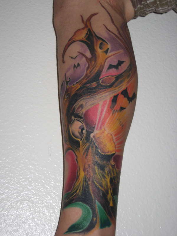The Spooky Old Tree tattoo