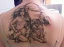 artemis and the wolf tattoo