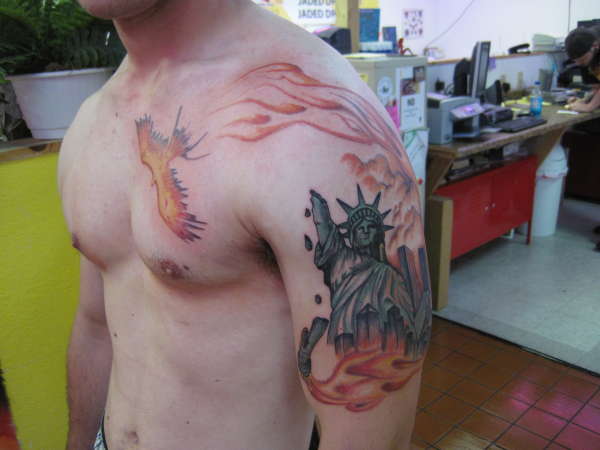 Phoenix from the statue tattoo