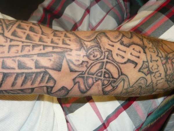part of sleeve tattoo