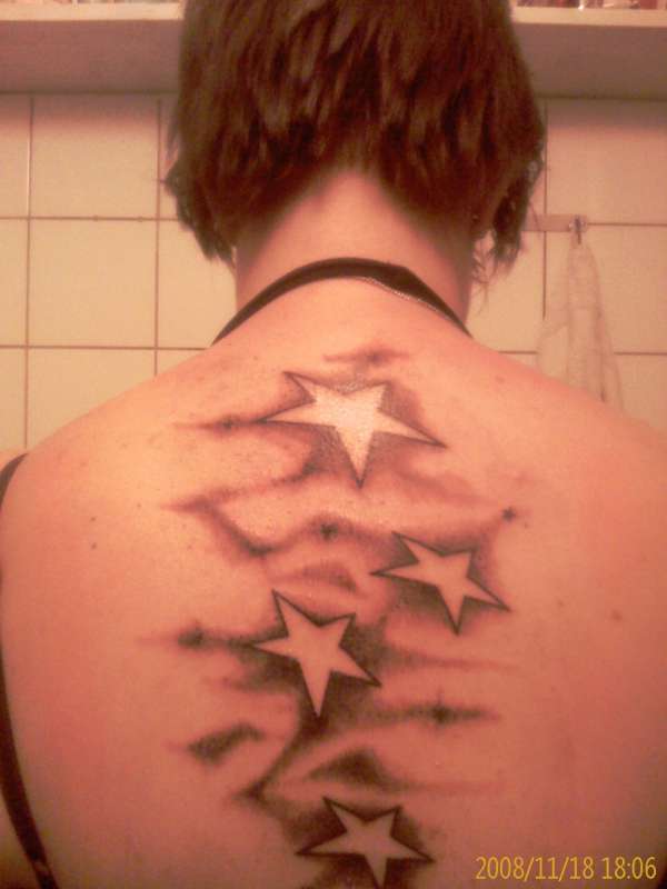 my second tat stars tattoo