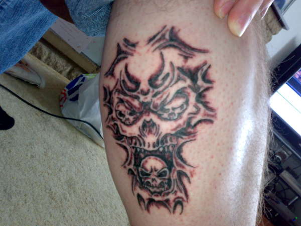 my skulls!! (2nd tatt) tattoo
